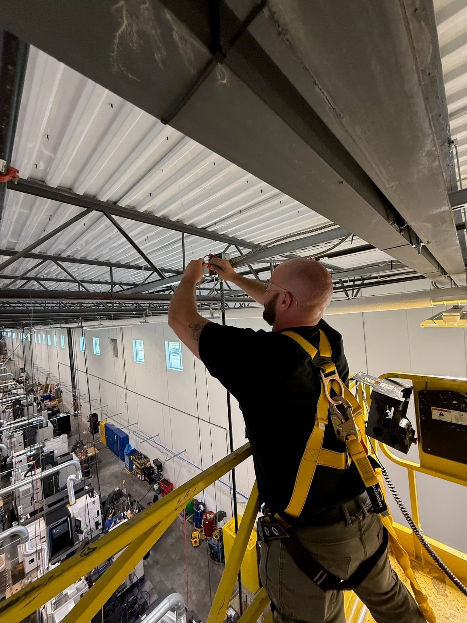 Project Industrial Lighting Wiring Project with Expert Safety Measure image